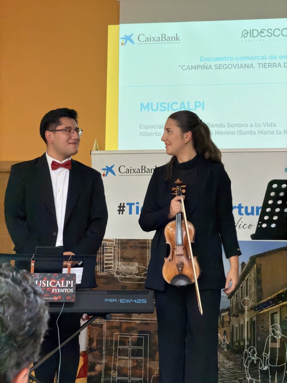 Violín y piano para bodas