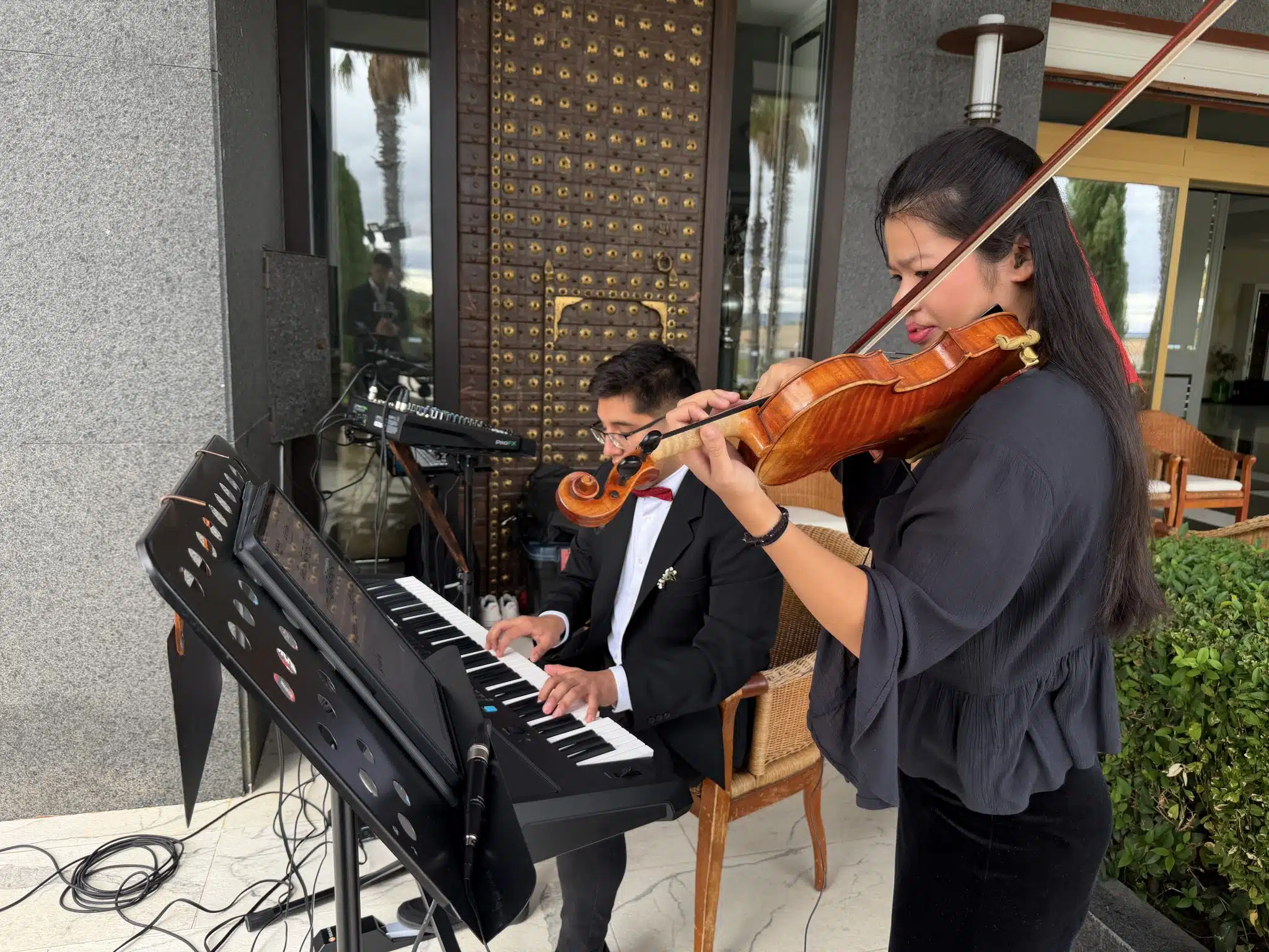 Violín y piano música para bodas